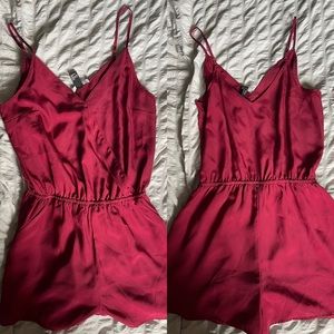 Red romper forever 21